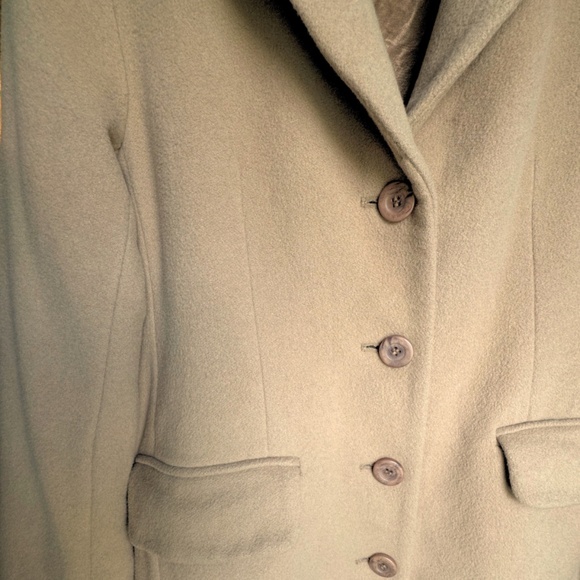 Nygard Collection Size 8 full length Wool single-breasted overcoat - Picture 2 of 7